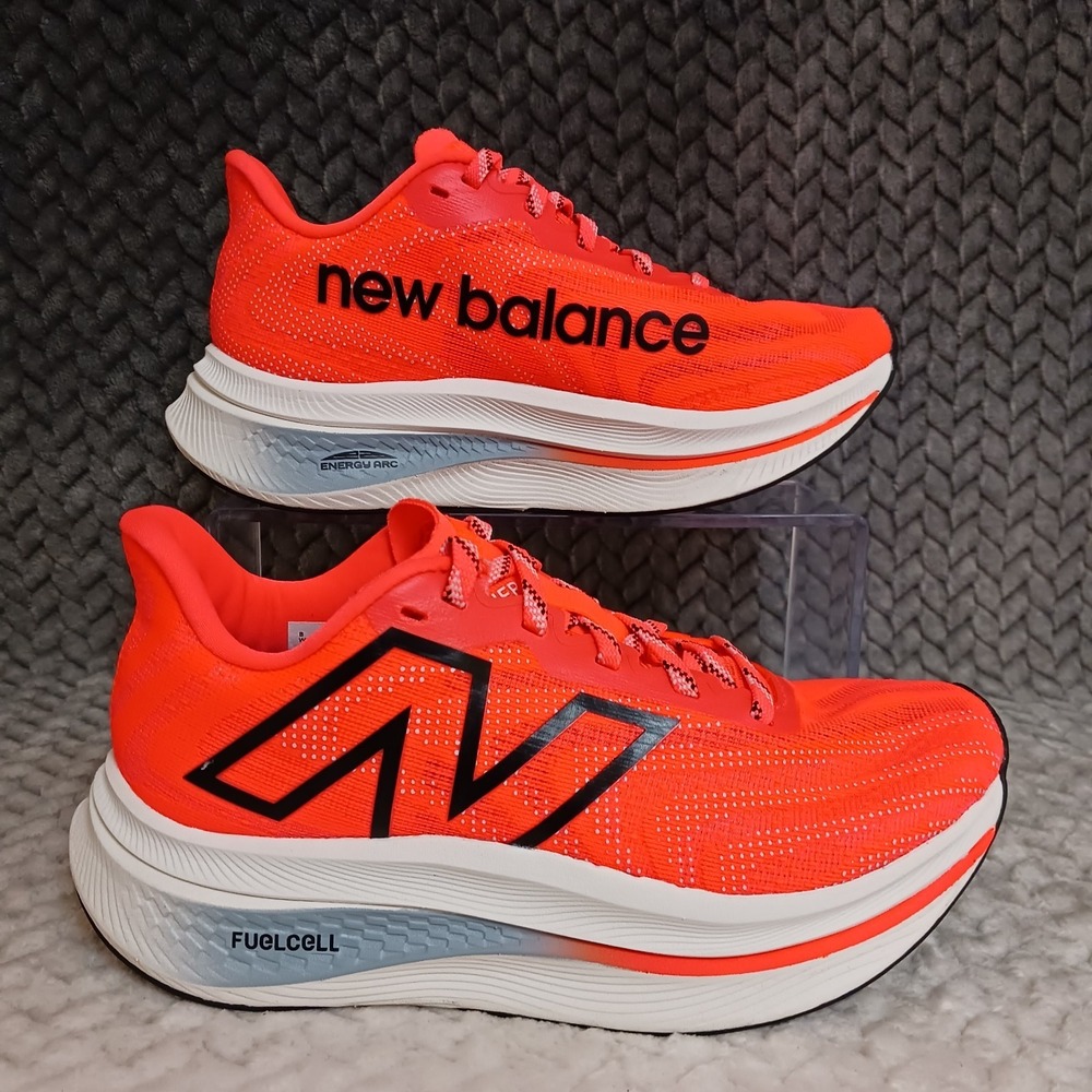 New Balance FuelCell SuperComp Trainer v2 Neon Orange Women's Running Shoes Sz 5